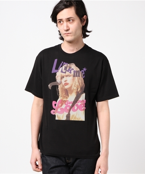 HYSTERIC GLAMOUR（ヒステリックグラマー）の「CL/LICK ME★LOVE プリント Tシャツ（Tシャツ/カットソー・メンズ・ブラック/ホワイト/カーキ・X-SMALL/SMALL/MEDIUM/LARGE）」の13枚目の写真
