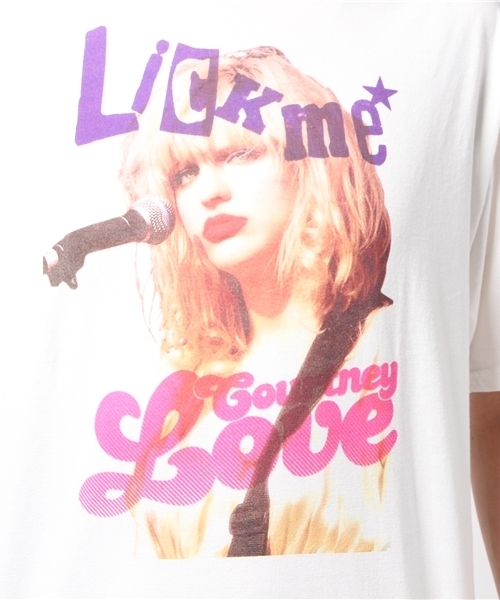 HYSTERIC GLAMOUR（ヒステリックグラマー）の「CL/LICK ME★LOVE プリント Tシャツ（Tシャツ/カットソー・メンズ・ブラック/ホワイト/カーキ・X-SMALL/SMALL/MEDIUM/LARGE）」の8枚目の写真