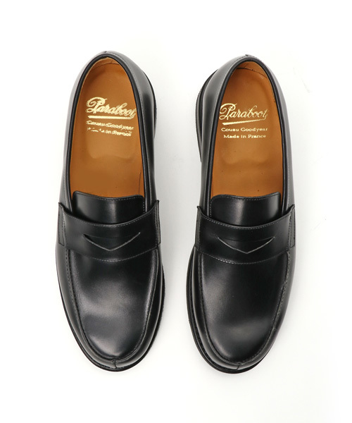 Paraboot（パラブーツ）の「Paraboot アドニス ADONIS（ローファー・メンズ・ブラック/ライトブラウン・6/6.5/7/7.5/8/8.5/9）」の3枚目の写真