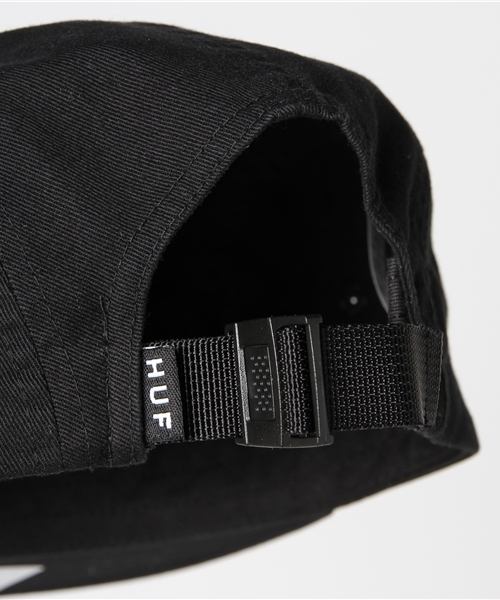 ONSPOTZ（オンスポッツ）の「ハフ ジェットキャップ ロゴ ボレー ブラック HUF（キャップ・メンズ・ブラック・FREE）」の5枚目の写真