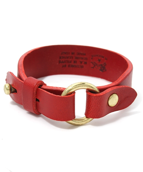 IL BISONTE(イルビゾンテ)の「IL BISONTE / ORIGINAL LEATHER / ブレスレット(ブレスレット・レディース・オレンジ/グリーン/ナチュラル/キャメル/ライトブラウン/その他1/レンガ/オリーブ/カーキ/レッド/ダークブラウン/ブラック/ネイビー/ホワイト・1/FREE/2)」の11枚目の写真