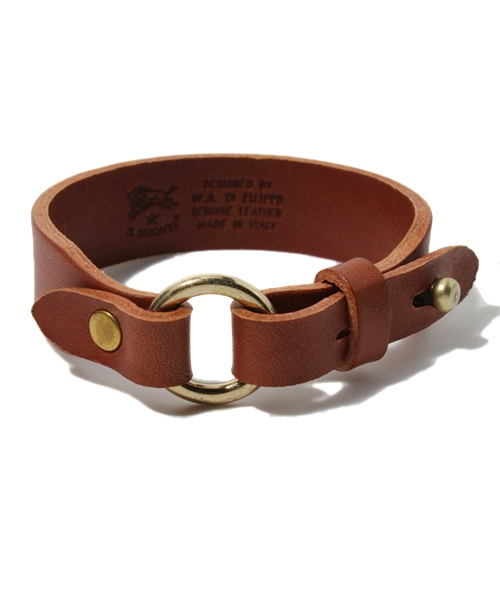 IL BISONTE(イルビゾンテ)の「IL BISONTE / ORIGINAL LEATHER / ブレスレット(ブレスレット・レディース・オレンジ/グリーン/ナチュラル/キャメル/ライトブラウン/その他1/レンガ/オリーブ/カーキ/レッド/ダークブラウン/ブラック/ネイビー/ホワイト・1/FREE/2)」の12枚目の写真