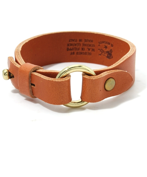 IL BISONTE(イルビゾンテ)の「IL BISONTE / ORIGINAL LEATHER / ブレスレット(ブレスレット・レディース・オレンジ/グリーン/ナチュラル/キャメル/ライトブラウン/その他1/レンガ/オリーブ/カーキ/レッド/ダークブラウン/ブラック/ネイビー/ホワイト・1/FREE/2)」の4枚目の写真