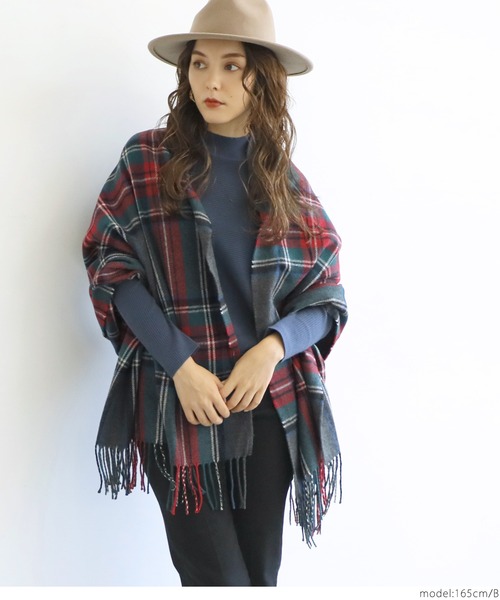 coca(coca)(コカ)の「【WEB限定セール】選べるカラバリ 差し色チェック柄ふんわり大判ストール(ストール/ショール・レディース・A/B/C/X/Y/Z/G/H/D/E/F/J/I/K・ONE SIZE)」の20枚目の写真