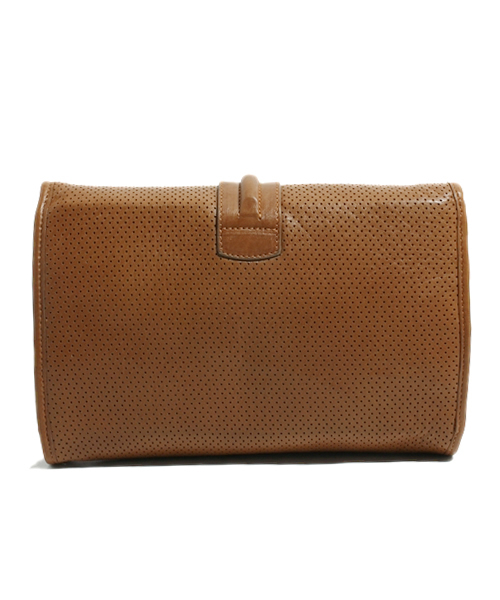 FIGARO Paris（フィガロパリ）の「CLIO GOLDBRENNER メタルメッシュクラッチ（ショルダーバッグ・レディース・イエロー/ブラウン・FREE）」の4枚目の写真