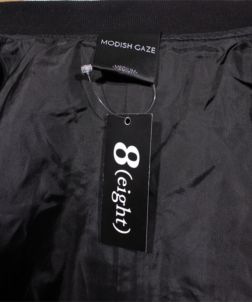 ８(eight)（エイト）の「スタジャン メルトン スタジアムジャンパー（スタジャン・メンズ・ブラック/グレー/キャメル・MEDIUM/LARGE）」の8枚目の写真