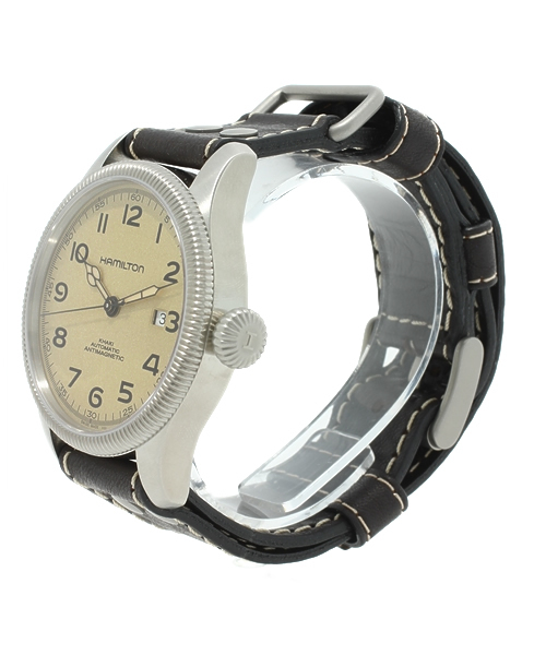 HAMILTON（ハミルトン）の「KHAKI PIONER AUTO H60455593 ●（アナログ腕時計・メンズ・ダークブラウン・FREE）」の3枚目の写真