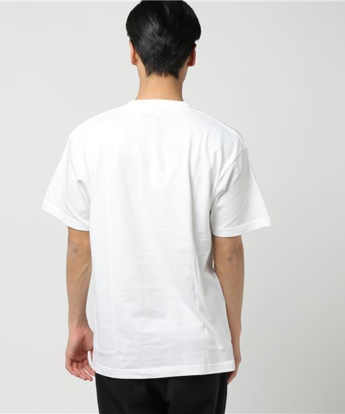Sync.(スィンク)の「Sync.【BRANDALISM】TEE "BUCKET ON HEAD"(Tシャツ/カットソー・メンズ・ヘザーグレー/ホワイト/ブラック・LARGE/MEDIUM/SMALL/X-LARGE)」の7枚目の写真