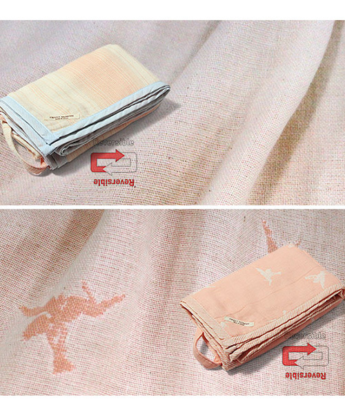 SweetMommy（スウィートマミー）の「授乳ケープにもなる 3重ガーゼおくるみ（おくるみ・キッズ・ネイビー/オレンジ/グレー/ブルー系その他/ブルー/グレー系その他/シャーベット/ブルー系その他2・FREE）」の15枚目の写真