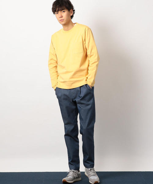 green label relaxing(グリーンレーベルリラクシング)の「CM STRC デニム 2P ユーティリティー テーパードパンツ ◆(デニムパンツ・メンズ・ベージュ/ネイビー/グレー・LARGE/MEDIUM/SMALL/X-LARGE)」の8枚目の写真