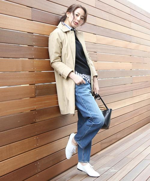 coen（コーエン）の「USAコットンハイウエストデニムパンツ（デニムパンツ・レディース・ブルー/ネイビー・MEDIUM/SMALL/LARGE）」の15枚目の写真