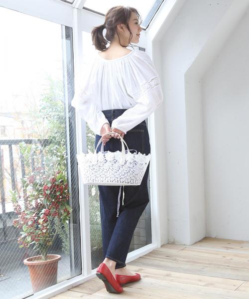 coen（コーエン）の「USAコットンハイウエストデニムパンツ（デニムパンツ・レディース・ブルー/ネイビー・MEDIUM/SMALL/LARGE）」の10枚目の写真