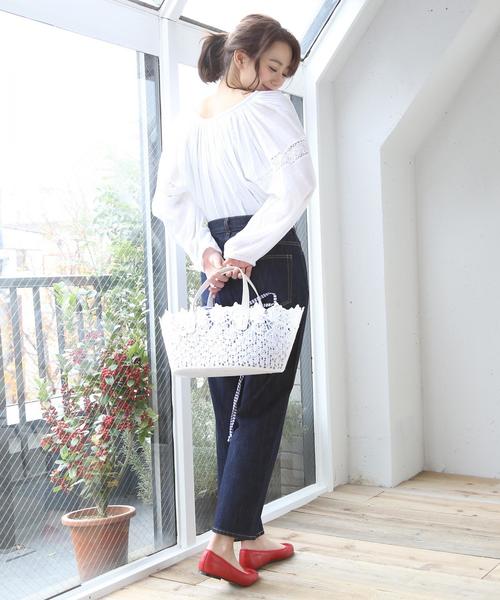 coen（コーエン）の「USAコットンハイウエストデニムパンツ（デニムパンツ・レディース・ブルー/ネイビー・MEDIUM/SMALL/LARGE）」の9枚目の写真