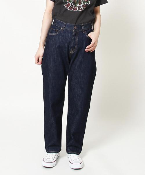 coen（コーエン）の「USAコットンハイウエストデニムパンツ（デニムパンツ・レディース・ブルー/ネイビー・MEDIUM/SMALL/LARGE）」の8枚目の写真