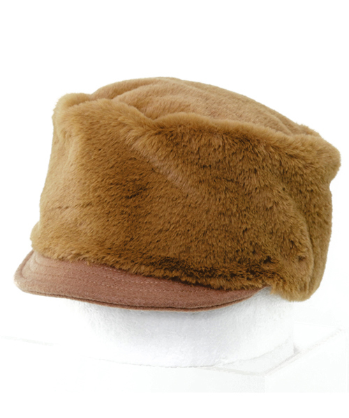 14+（イチヨンプラス）の「フェイクラビットファーキャップ（キャップ・レディース・グレー/カーキ/キャメル・FREE）」の3枚目の写真