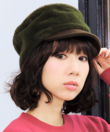 14+ | フェイクラビットファーキャップ(キャップ)