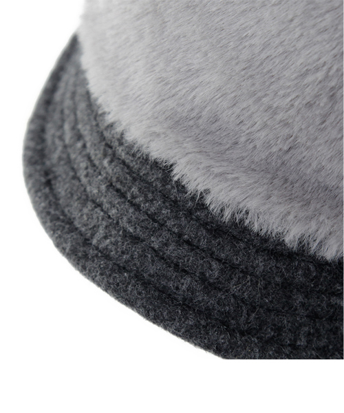 14+（イチヨンプラス）の「フェイクラビットファーキャップ（キャップ・レディース・グレー/カーキ/キャメル・FREE）」の9枚目の写真