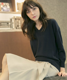 STUDIOUS | STUDIOUS ウォッシャブル ホールガーメント Vネックニット(ニット/セーター)