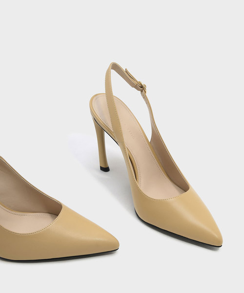 CHARLES & KEITH（チャールズ & キース）の「ポインテッドスリングバックヒール / POINTED SLINGBACK HEELS（パンプス・レディース・ブラック/ブラウン系その他・22.5cm/23.5cm/23cm/24.5cm/25cm）」の10枚目の写真