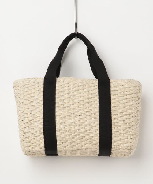 MERLOT（メルロー）の「テープカゴバッグ110-2437（かごバッグ・レディース・キナリ/ベージュ・FREE）」の13枚目の写真