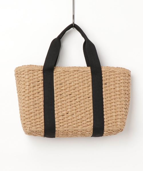 MERLOT（メルロー）の「テープカゴバッグ110-2437（かごバッグ・レディース・キナリ/ベージュ・FREE）」の12枚目の写真