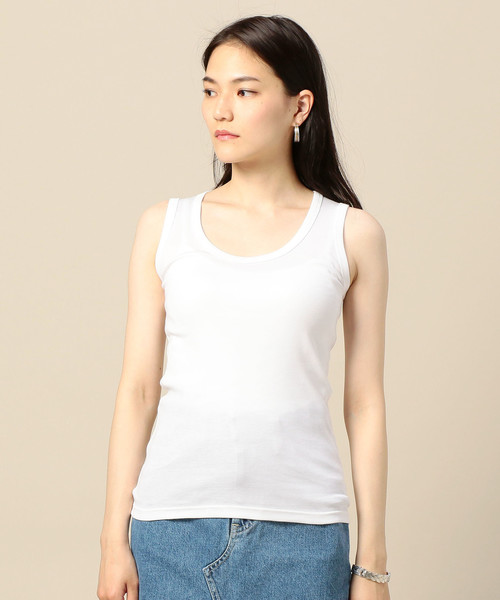 BEAUTY&YOUTH UNITED ARROWS（ビューティーアンドユースユナイテッドアローズ）の「BY スビンコットンフライスタンクトップ ◆（タンクトップ・レディース・レッド/ホワイト/ライトグレー/ブラック/ベージュ・FREE）」の17枚目の写真