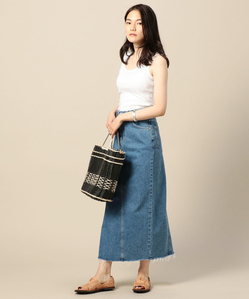 BEAUTY&YOUTH UNITED ARROWS（ビューティーアンドユースユナイテッドアローズ）の「BY スビンコットンフライスタンクトップ ◆（タンクトップ・レディース・レッド/ホワイト/ライトグレー/ブラック/ベージュ・FREE）」の12枚目の写真