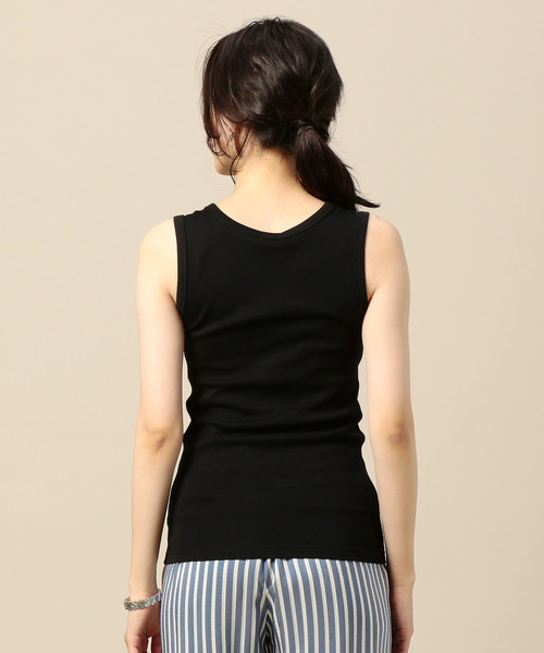 BEAUTY&YOUTH UNITED ARROWS（ビューティーアンドユースユナイテッドアローズ）の「BY スビンコットンフライスタンクトップ ◆（タンクトップ・レディース・レッド/ホワイト/ライトグレー/ブラック/ベージュ・FREE）」の7枚目の写真