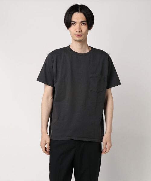 Goodwear(Since1983)（グッドウェア）の「【MADE IN USA】S/S POCKET TEE -SALE　/ショートスリーブ ポケットT（Tシャツ/カットソー・メンズ・ブラック系その他/グリーン系その他/ブルー系その他/レッド系その他/オレンジ系その他/グレー系その他/ブラウン系その他/グリーン系その他2/イエロー系その他/パープル系その他/ベージュ系その他/パープル/ローズ/オレンジ系/チェリーピンク/レッド/サンドベージュ/グリーン系その他4/レモンイエロー/グレー/オリーブドラブ/ブルーグラス/イエロー系その他2/グレー系その他2/グリーン系その他5/ブルー系その他2・MEDIUM/LARGE/SMALL/X-LARGE）」の2枚目の写真