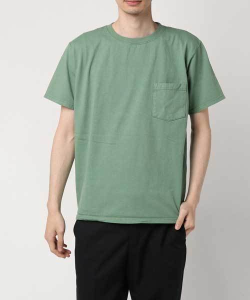 Goodwear(Since1983)（グッドウェア）の「【MADE IN USA】S/S POCKET TEE -SALE　/ショートスリーブ ポケットT（Tシャツ/カットソー・メンズ・ブラック系その他/グリーン系その他/ブルー系その他/レッド系その他/オレンジ系その他/グレー系その他/ブラウン系その他/グリーン系その他2/イエロー系その他/パープル系その他/ベージュ系その他/パープル/ローズ/オレンジ系/チェリーピンク/レッド/サンドベージュ/グリーン系その他4/レモンイエロー/グレー/オリーブドラブ/ブルーグラス/イエロー系その他2/グレー系その他2/グリーン系その他5/ブルー系その他2・MEDIUM/LARGE/SMALL/X-LARGE）」の10枚目の写真