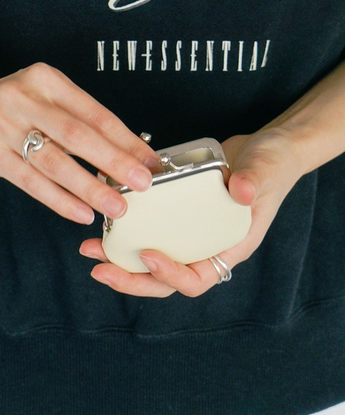 松野屋 牛革ミニがま口 口金 本革 ミニ財布 コインケース 小銭入れ