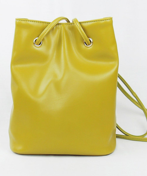 minia(ミニア)の「巾着ショルダーバッグ(ショルダーバッグ・レディース・ブラック/グリーン系その他/イエロー/レッド/レッド系その他/オレンジ系その他・FREE)」の14枚目の写真