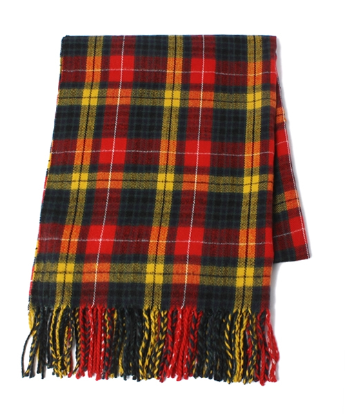 WEGO(ウィゴー)の「WEGO/大判チェックストール(ストール/ショール・レディース・グリーン/ネイビー/ワイン/ベージュ/ブルー/パープル・FREE)」の1枚目の写真