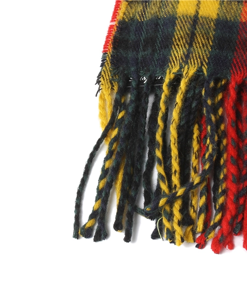 WEGO(ウィゴー)の「WEGO/大判チェックストール(ストール/ショール・レディース・グリーン/ネイビー/ワイン/ベージュ/ブルー/パープル・FREE)」の8枚目の写真