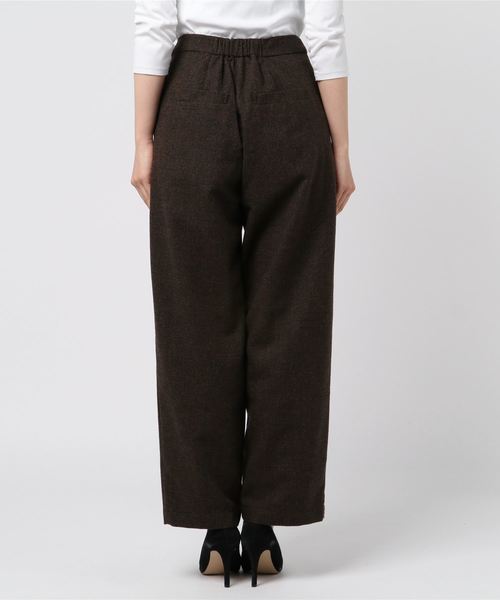 archives（アルシーヴ）の「【SETUPにも】ツィードワイドパンツ（その他パンツ・レディース・ブラック/ダークブラウン/ブラウン・MEDIUM）」の4枚目の写真