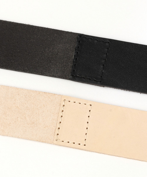 BAYFLOW（ベイフロー）の「レザーリングベルト（ベルト・レディース・ブラック/ナチュラル・FREE）」の6枚目の写真