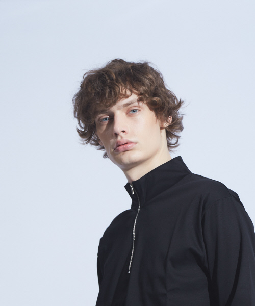 ABAHOUSE（アバハウス）の「コンパクトスムースハーフジップTシャツ（Tシャツ/カットソー・メンズ・ブラック/カーキ・44/46/48）」の10枚目の写真