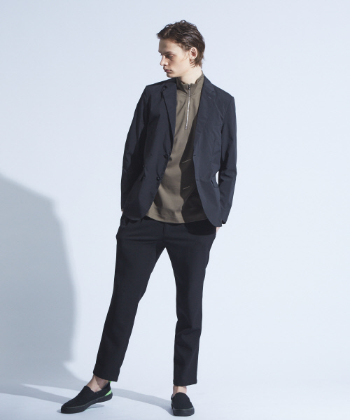 ABAHOUSE（アバハウス）の「コンパクトスムースハーフジップTシャツ（Tシャツ/カットソー・メンズ・ブラック/カーキ・44/46/48）」の12枚目の写真