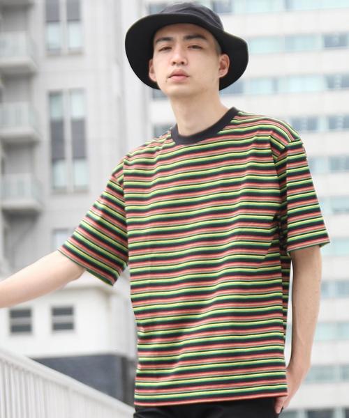 coen(コーエン)の「ビッグシルエットマルチボーダーTシャツ2(UTILITY LINE)(Tシャツ/カットソー・メンズ・その他1/その他・SMALL/MEDIUM/LARGE)」の19枚目の写真