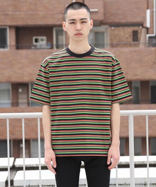 coen(コーエン)の「ビッグシルエットマルチボーダーTシャツ2(UTILITY LINE)(Tシャツ/カットソー・メンズ・その他1/その他・SMALL/MEDIUM/LARGE)」の13枚目の写真