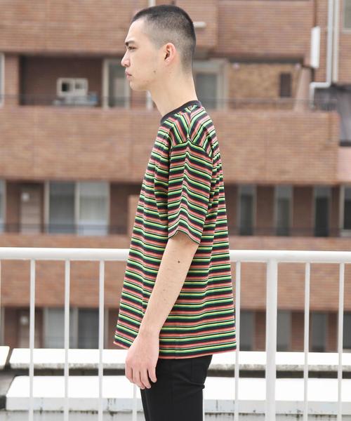 coen(コーエン)の「ビッグシルエットマルチボーダーTシャツ2(UTILITY LINE)(Tシャツ/カットソー・メンズ・その他1/その他・SMALL/MEDIUM/LARGE)」の14枚目の写真