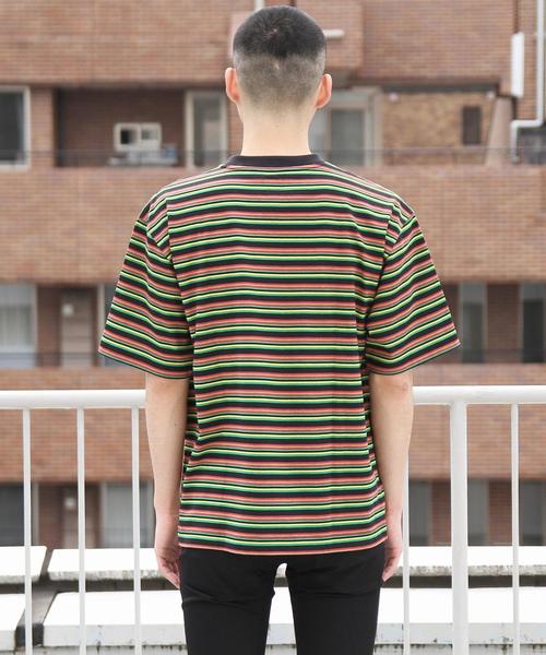coen(コーエン)の「ビッグシルエットマルチボーダーTシャツ2(UTILITY LINE)(Tシャツ/カットソー・メンズ・その他1/その他・SMALL/MEDIUM/LARGE)」の15枚目の写真