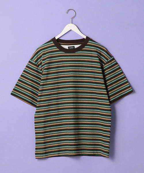 coen(コーエン)の「ビッグシルエットマルチボーダーTシャツ2(UTILITY LINE)(Tシャツ/カットソー・メンズ・その他1/その他・SMALL/MEDIUM/LARGE)」の6枚目の写真