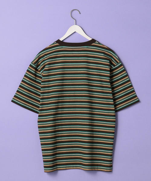 coen(コーエン)の「ビッグシルエットマルチボーダーTシャツ2(UTILITY LINE)(Tシャツ/カットソー・メンズ・その他1/その他・SMALL/MEDIUM/LARGE)」の7枚目の写真