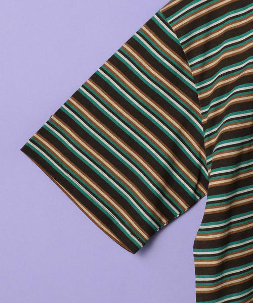 coen(コーエン)の「ビッグシルエットマルチボーダーTシャツ2(UTILITY LINE)(Tシャツ/カットソー・メンズ・その他1/その他・SMALL/MEDIUM/LARGE)」の9枚目の写真
