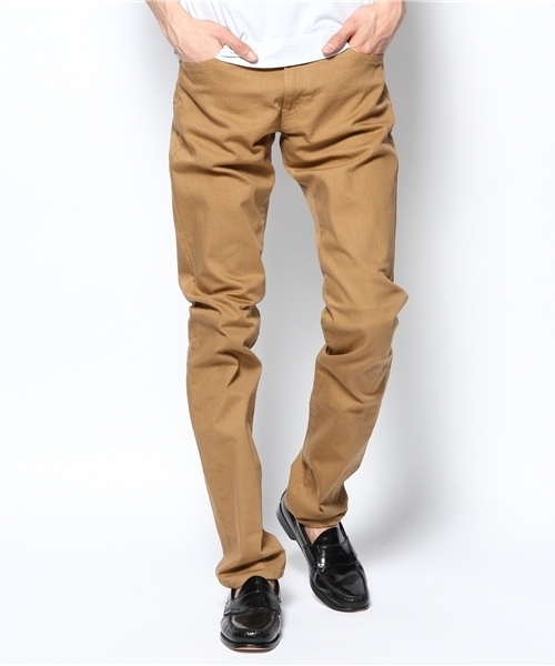 green label relaxing（グリーンレーベルリラクシング）の「SLIM 825 7/SERGE 5POCパンツ ◆（その他パンツ・メンズ・ベージュ/ライム/ブラック/コバルトブルー/ネイビー・34inch/30inch/33inch/29inch/31inch/32inch）」の3枚目の写真
