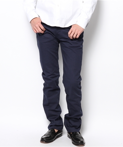 green label relaxing（グリーンレーベルリラクシング）の「SLIM 825 7/SERGE 5POCパンツ ◆（その他パンツ・メンズ・ベージュ/ライム/ブラック/コバルトブルー/ネイビー・34inch/30inch/33inch/29inch/31inch/32inch）」の4枚目の写真