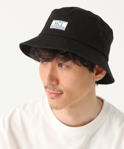 MEI（メイ）の「【MEI×GW】バケットハット/821101（ハット・メンズ・ホワイト/ブラック・FREE）」の2枚目の写真