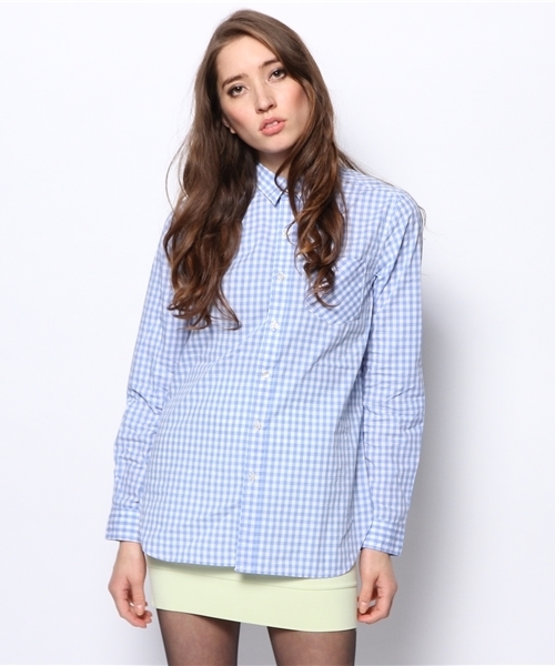 ROSE BUD(ローズバッド)の「(B.B) 32900-122TP (シャツ/ブラウス・レディース・ネイビー/サックスブルー・ONE SIZE)」の2枚目の写真