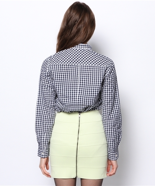 ROSE BUD(ローズバッド)の「(B.B) 32900-122TP (シャツ/ブラウス・レディース・ネイビー/サックスブルー・ONE SIZE)」の6枚目の写真